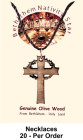 Cross with Crown of Thorns Necklaces 1.5 Inch Bulk priced