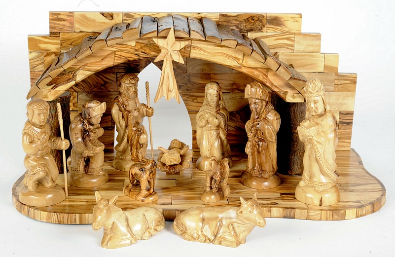 Unique Nativity Set .. Holy Land Treasures USA .. Unique Nativity Set