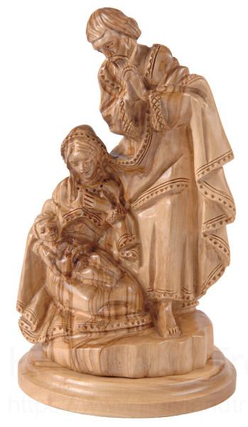 HFO: Spanish Holy Family Wooden Cross 8 1/2 X 6 inches