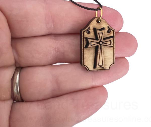 48 Wholesale Wooden Cross Necklaces