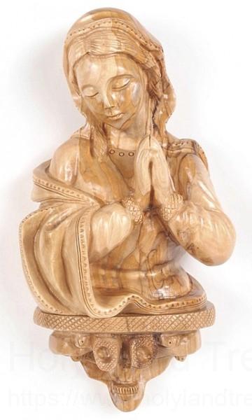 mini virgin mary statue