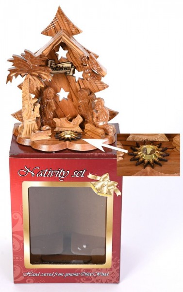 Wholesale Olivewood Nativity Sets with Frankincense - 10,000 Nativities @ $28.00 Ea