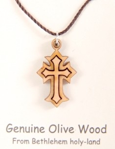 Wholesale Beautiful Wooden Cross Necklaces - 3,000 @ $1.55 Each