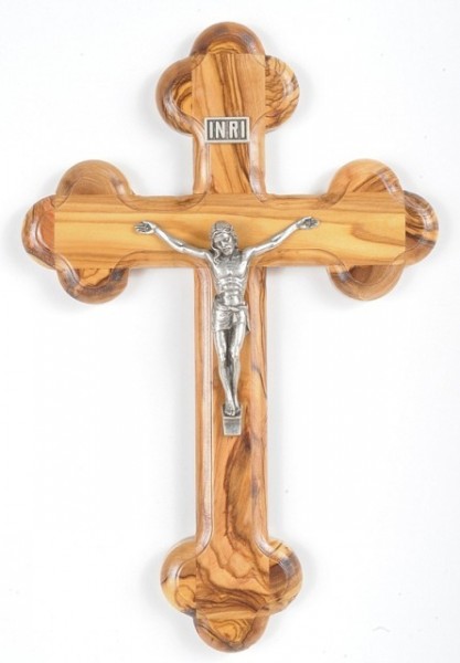 Wholesale 11 Inch Olive Wood Crucifixes - 600 Crucifixes @ $19.40 Each
