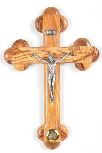 Wholesale 8.5 Inch Crucifixes with Holy Land Soil - 600 Crucifixes @ $16.10 Each