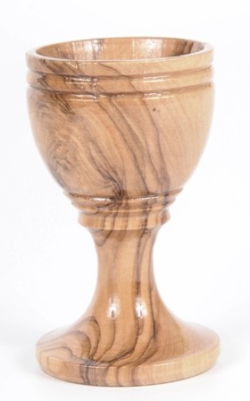 Wholesale Large Olive Wood Cups - 450 @ $1.98 Each
