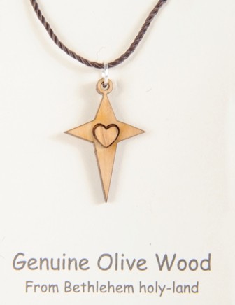 Wholesale Star of Bethlehem Cross Necklaces - 3,000 @ $1.55 Each