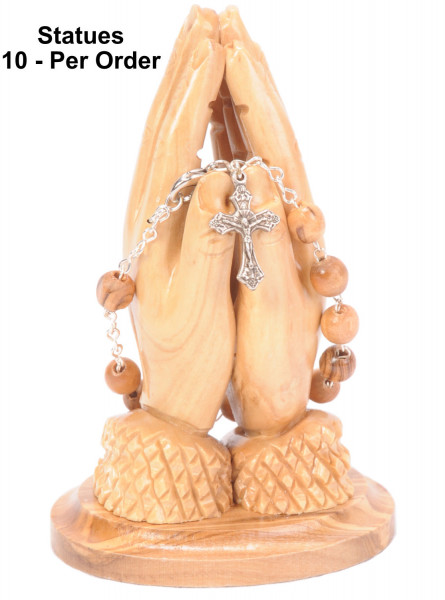 Catholic Baby Bereavement Gift Praying Hands 4 Inches - 10 Statues @ $43.00 Each