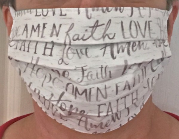 Face Mask (Faith, Hope, Love, Amen) Bulk Priced - 1 Face Mask