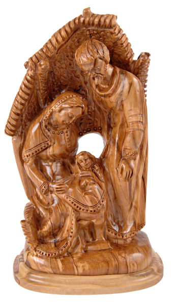 Fine Holy Family Statue 10.5 Inch - Brown, 1 Statue