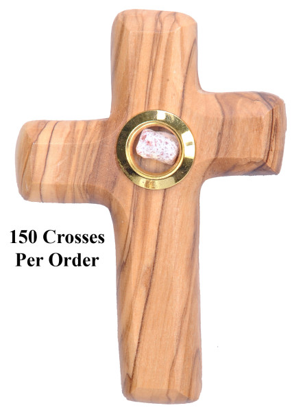 Wholesale Hand Holding Crosses with Frankincense - 150 Crosses @ $5.99 Each
