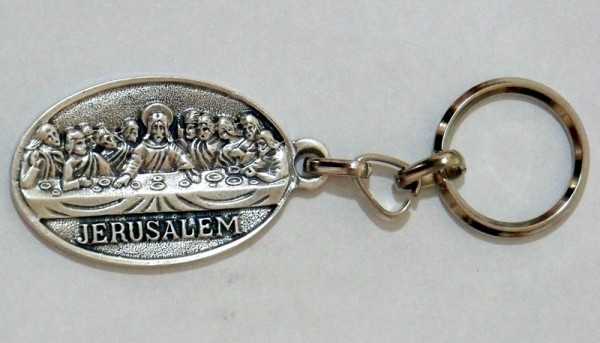 Wholesale Jerusalem Last Supper Key Chains - 100 Key Chains @ $2.89 Each