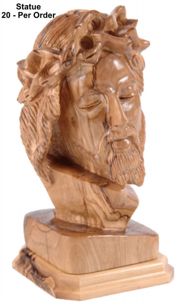Jesus Christ Bust Statue Ecce Homo 8 Inches Tall - 20 Statues @ $135.00 Each