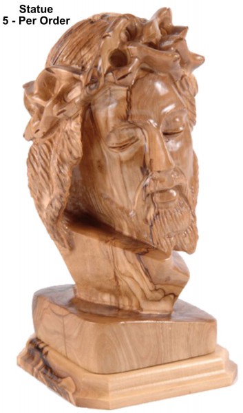 Jesus Christ Bust Statue Ecce Homo 8 Inches Tall - 5 Statues @ $140.00 Each