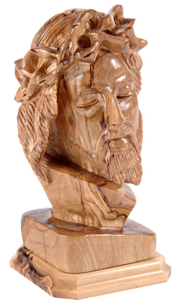 Jesus Christ Bust Statue Ecce Homo 8 Inches Tall - Brown, 1 Statue