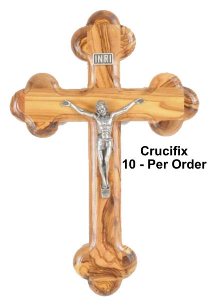 Large 13 Inch Roman Wall Crucifix - 10 Crucifixes @ $58.00 Each