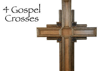 Large 4 Gospels Crosses