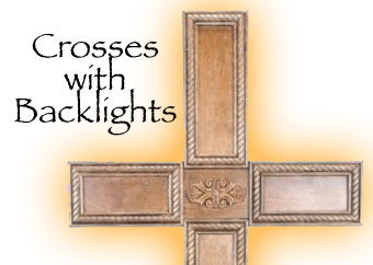 Large Crosses with Backlights