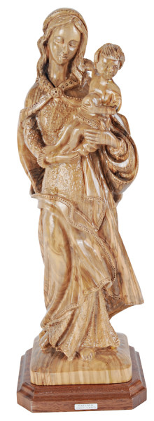 Large Madonna and Child Catholic Statue 21 Inches Tall - Brown, 1 Statue