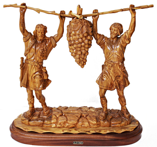 Masterpiece Statue of Joshua and Caleb 22.5 Inches - Brown, 1 Statue
