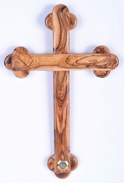 Memorial Gift Wall Cross with Holy Land Soil (11&quot;) - 5 Crosses @ $26.20 Each