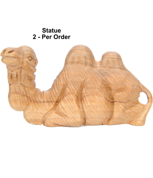 Olive Wood Camel 5 Inches Long - 2 Camels @ $59 Each