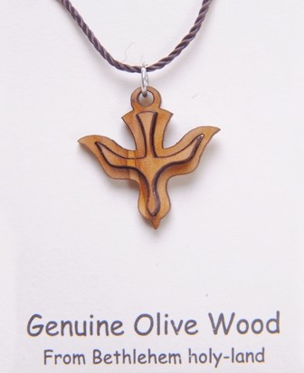 Peace Dove Necklaces (Also priced to buy in bulk) - Brown, 1 Necklace