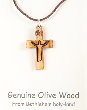 Wholesale Risen Christ Cross Necklaces 1 Inch - 10,000 @ $1.59 Each