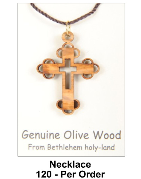 Roman Cross Necklaces 1.5 Inch Bulk Price - 120 @ $2.30 Each (Sale $1.99)