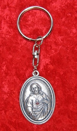 Wholesale Sacred Heart of Jesus Keychains - 120 Key Chains @ $2.69 Each