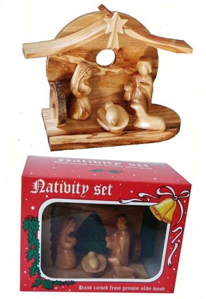 Small Modern Holy Family Nativity Sets in Bulk - 5 Nativity Scenes @ $49.95 Ea