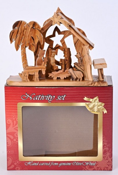 Wholesale Small Olive Wood Nativity Sets - 1,000 Nativities @ $29.90 Each