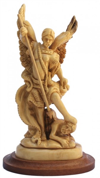 St Michael Statue (Small) - Brown, 1 Statue