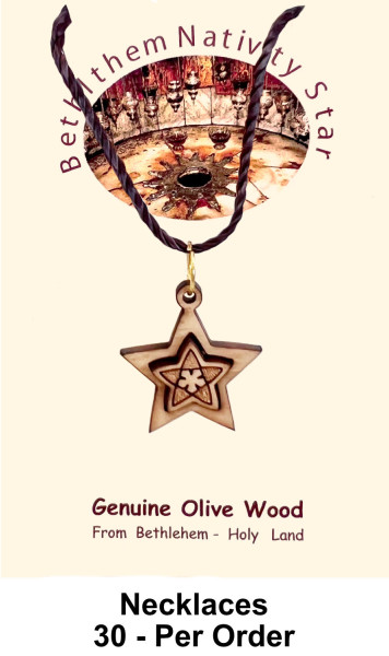 Star and Flower Necklaces 1 Inch Bulk Price - 30 @ $2.95 Each (Sale $2.60)