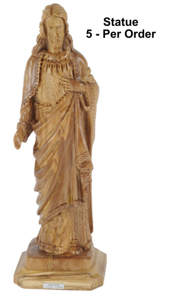 Statue of Jesus 10.75 Inches Tall - 5 Statues @ $140.00 Each