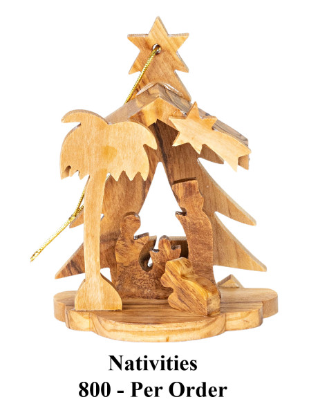 Wholesale Nativity Ornaments - 800 Nativities @ $4.35 Each