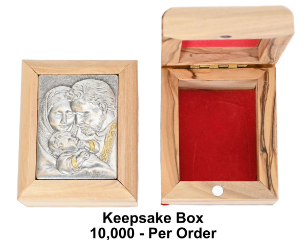 Wholesale Holy Family Keepsake Boxes - 10,000 @ $10.75 Each