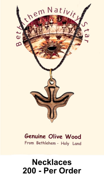 Wholesale Holy Spirit Dove Necklaces 1 Inch - 200 @ $1.95 Each