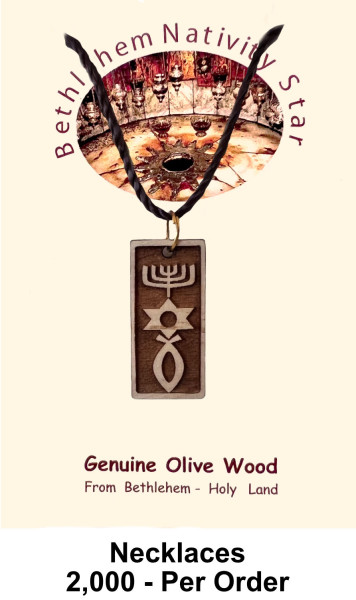 Wholesale Faith Symbol Necklaces 1 Inch - 2,000 @ $1.60 Each