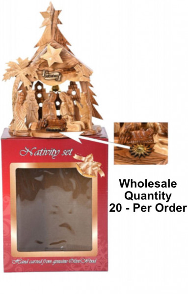 Wholesale Ultimate Small Musical Nativity - 20 Nativities @ $40.75 Each