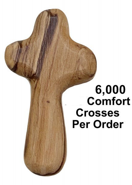 Wholesale Small 2.5&ldquo; Comfort Crosses - 6,000 Crosses @ $1.21 Each