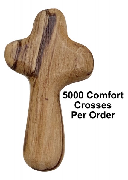 Wholesale Small 2.5&ldquo; Comfort Crosses - 5,000 Crosses @ $1.23 Each