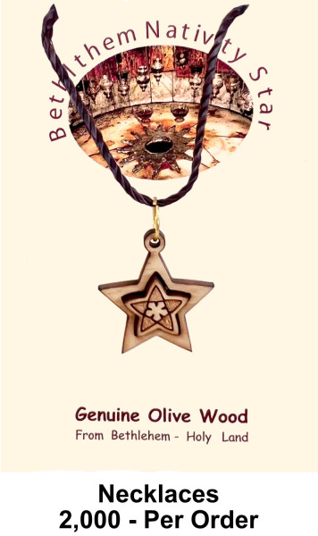 Wholesale Star and Flower Necklaces 1 Inch - 2,000 @ $1.60 Each