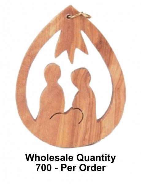 Wholesale Teardrop Nativity Ornaments - 700 Ornaments @ $1.44 Each