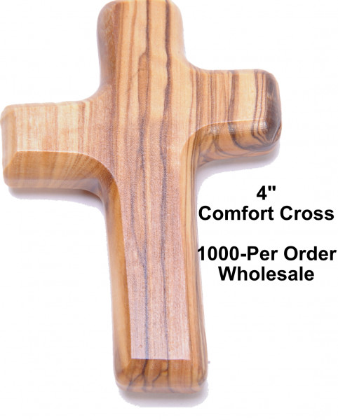 Wholesale Wooden Comfort Crosses - 1,000 Crosses @ $4.90 Each