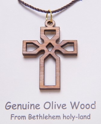 Wholesale Wooden Celtic Crosses Necklaces - 6,000 @ $1.40 Each
