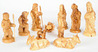 12 Piece Olivewood Nativity Figurine Set - 5 Inches Tall