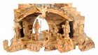 Deluxe 17 Piece Olive Wood Nativity Set Holy Land