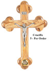 Catholic Crucifix with Holy Land Soil 8.5 Inches