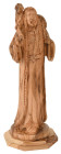 Good Shepherd Statue in Olive Wood 8 Inches Tall